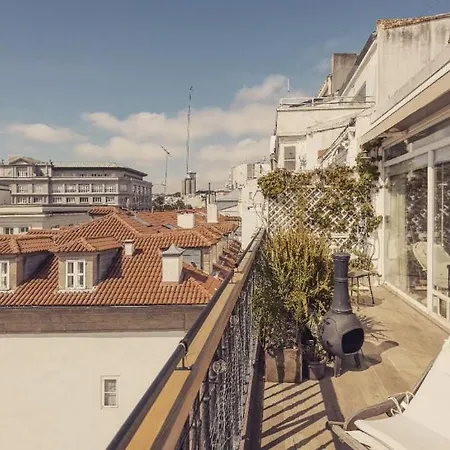 Real 21, Atico Con Terraza En La Marina * A Coruña
